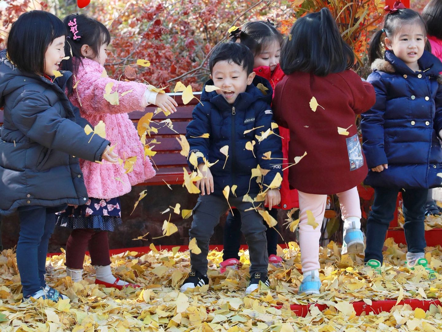 Niños en Corea del Sur. (EFE)
