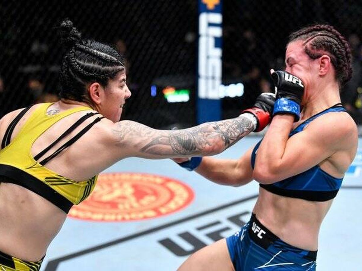 Foto: Ketlen Vieira contra Miesha Tate en UFC Vegas 43 (UFC Español)
