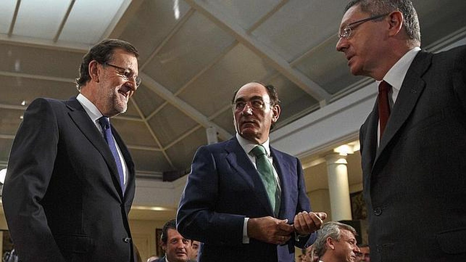 Foto: Mariano Rajoy y Sánchez Galán, presidente de Iberdrola (Reuters)