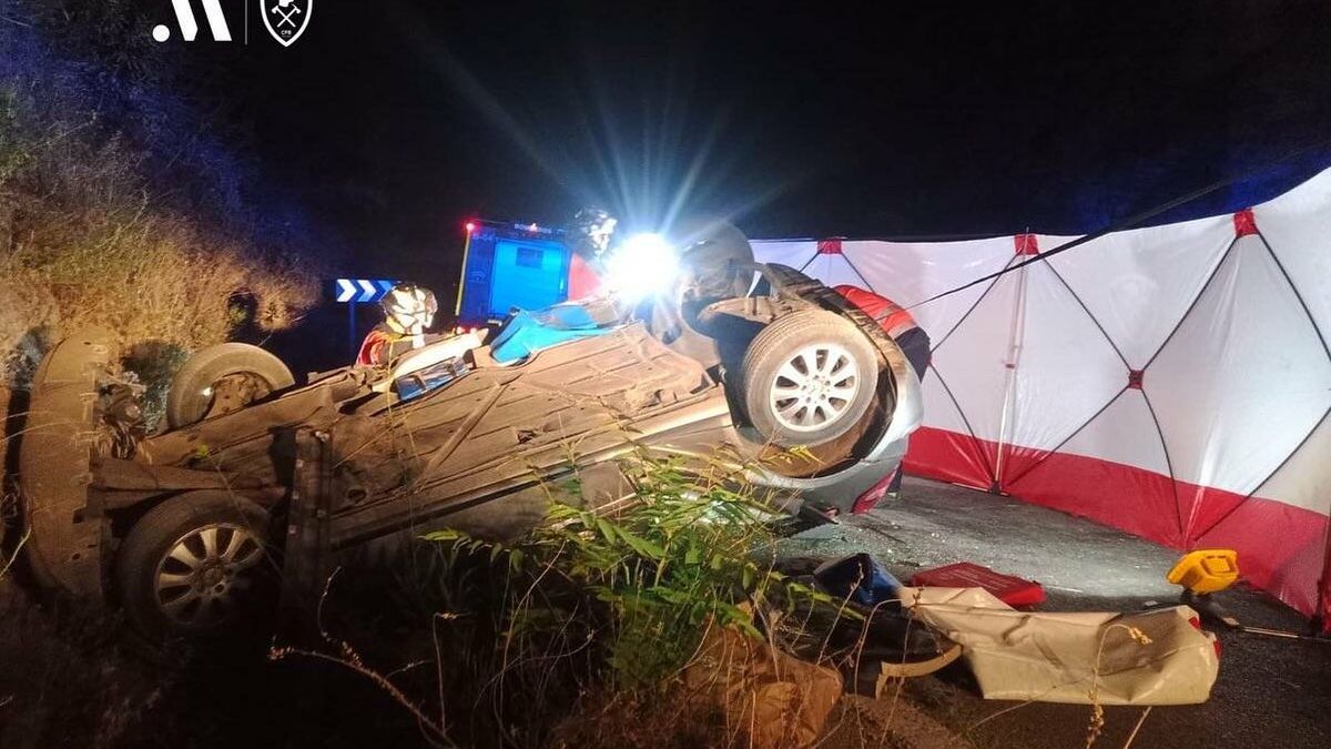 Un joven y dos menores fallecen al precipitarse su coche por un terraplén en Ronda (Málaga)