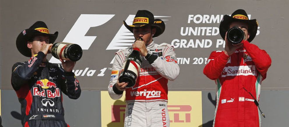 Foto: Hamilton ganó en Austin y ayudó a Alonso a escapar con vida de Estados Unidos
