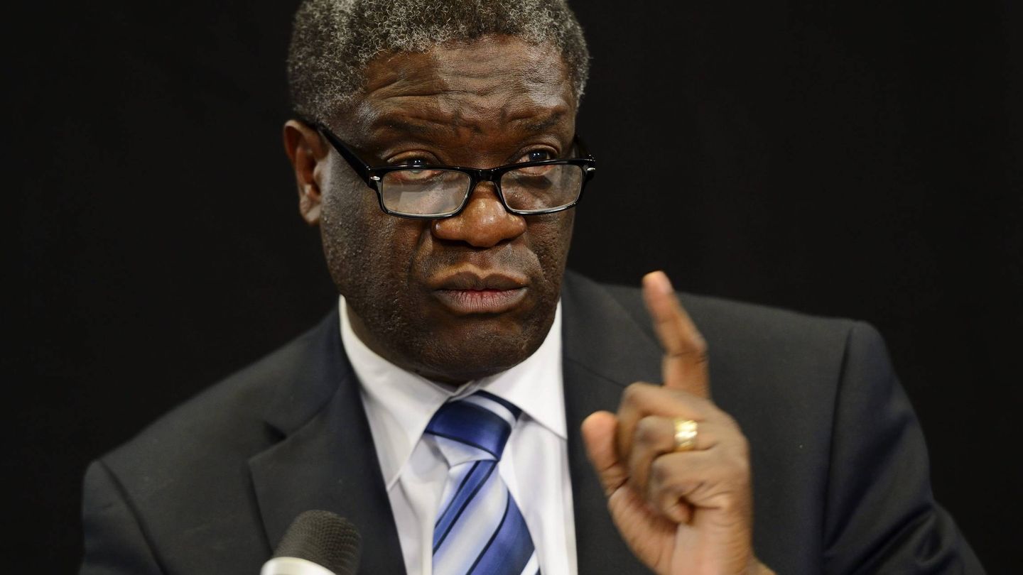El doctor Denis Mukwege, ganador del premio Nobel de la Paz. (EFE)
