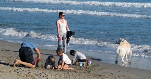 Foto: Familia en la playa