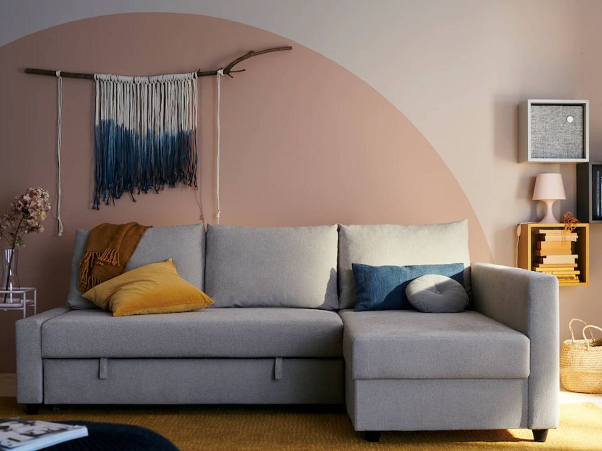 Foto: Sofá de Ikea para casas pequeñas, pero ordenadas. (Cortesía/Ikea)