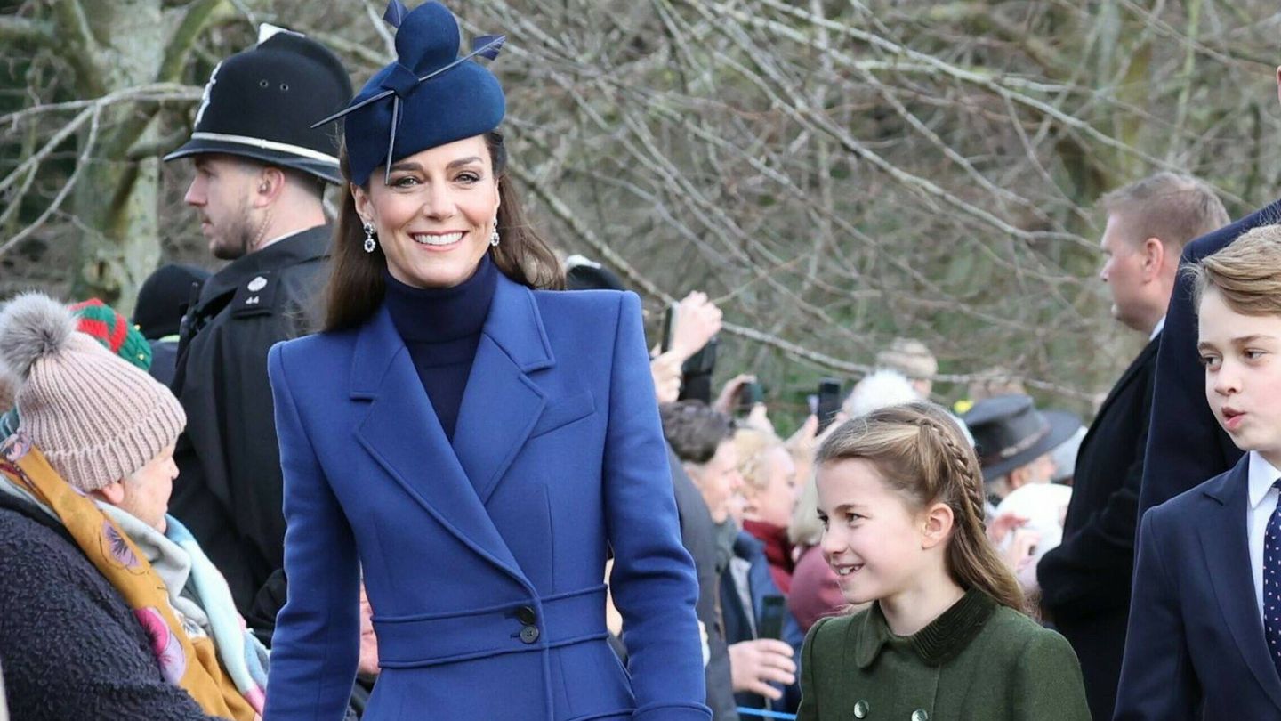 La última aparición de Kate Middleton antes de ser operada. (Cordon Press)