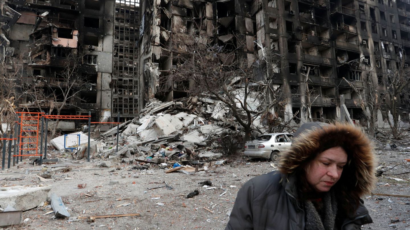 Casas destruidas en Mariúpol. (Reuters/Alexander Ermochenko)