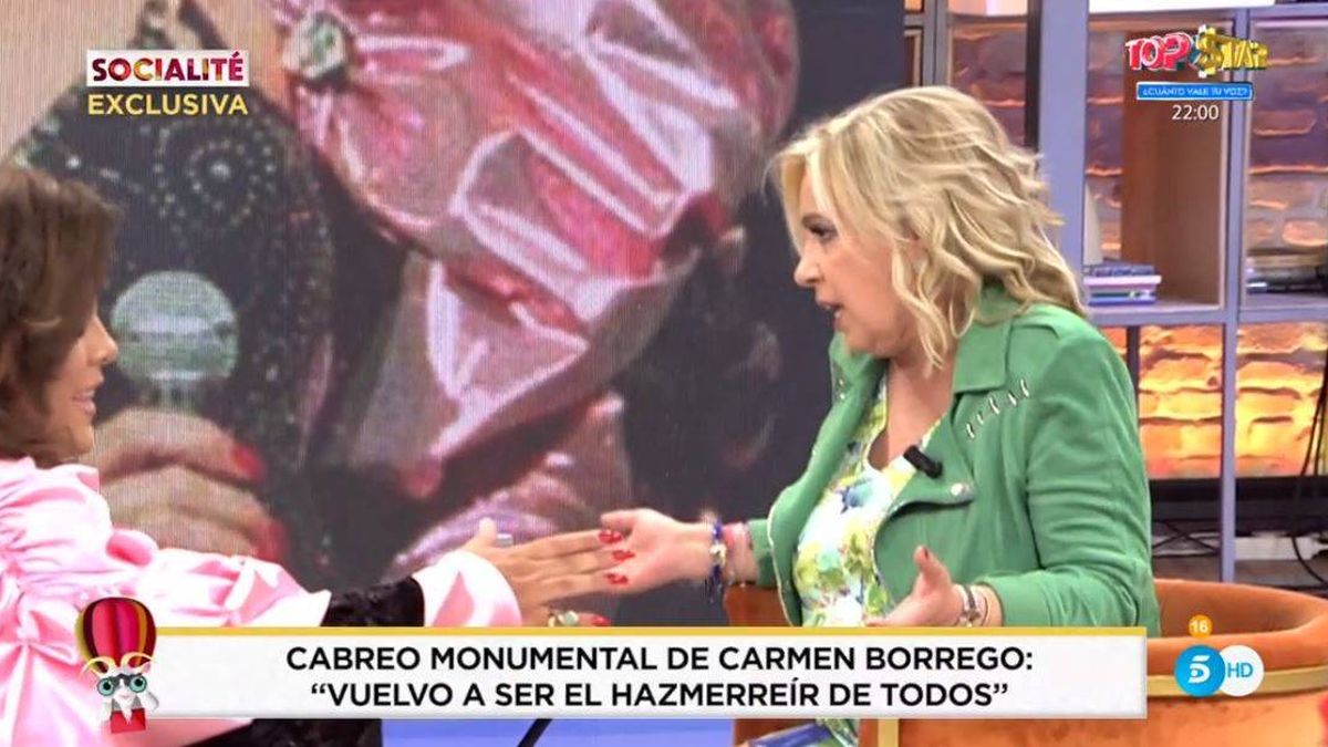 'Socialité' delata a Carmen Borrego y revela su violento cabreo con Torito fuera de cámaras