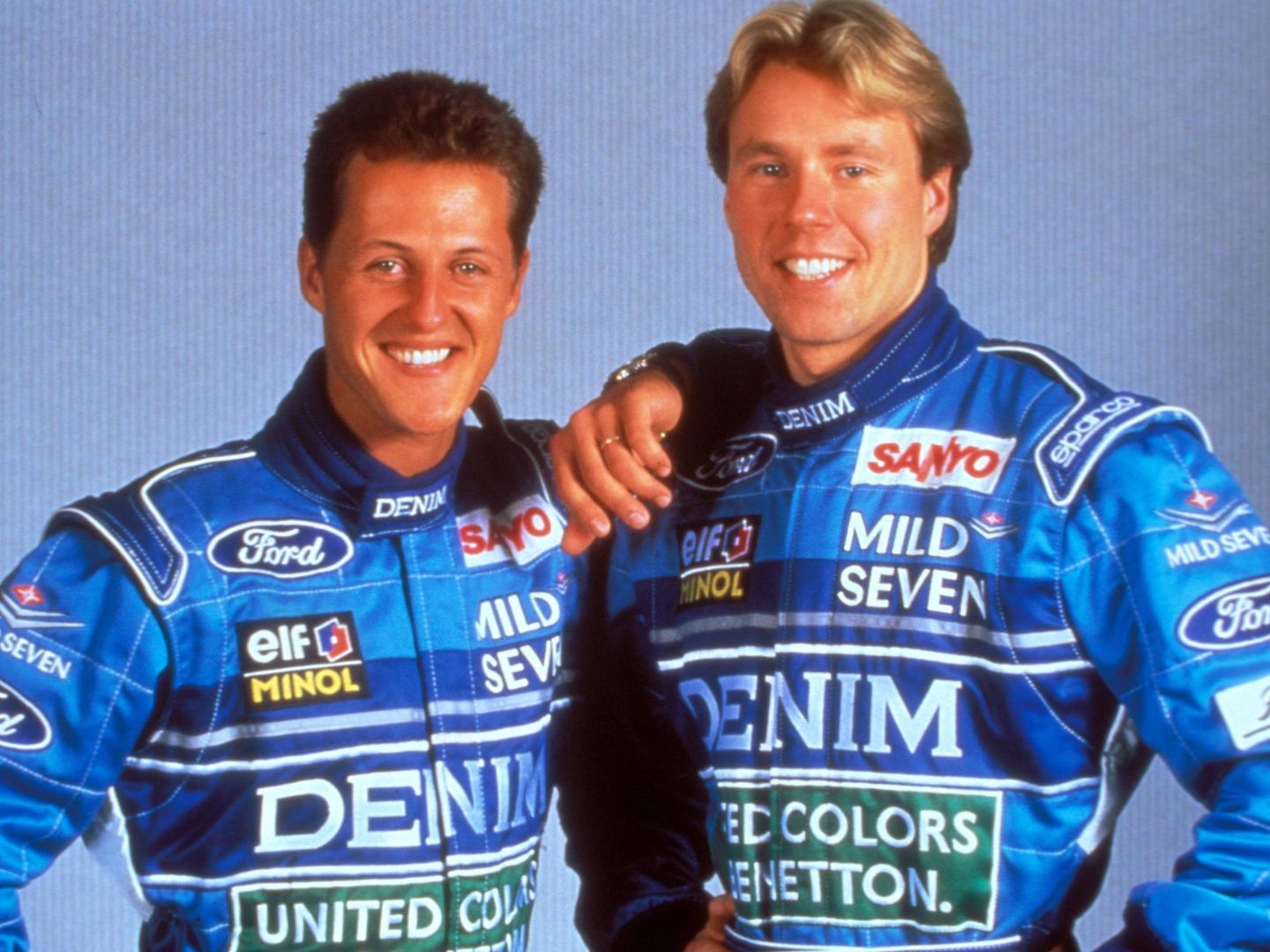 Schumacher logró con Benetton el último título de Ford. (Reuters/John Dime)