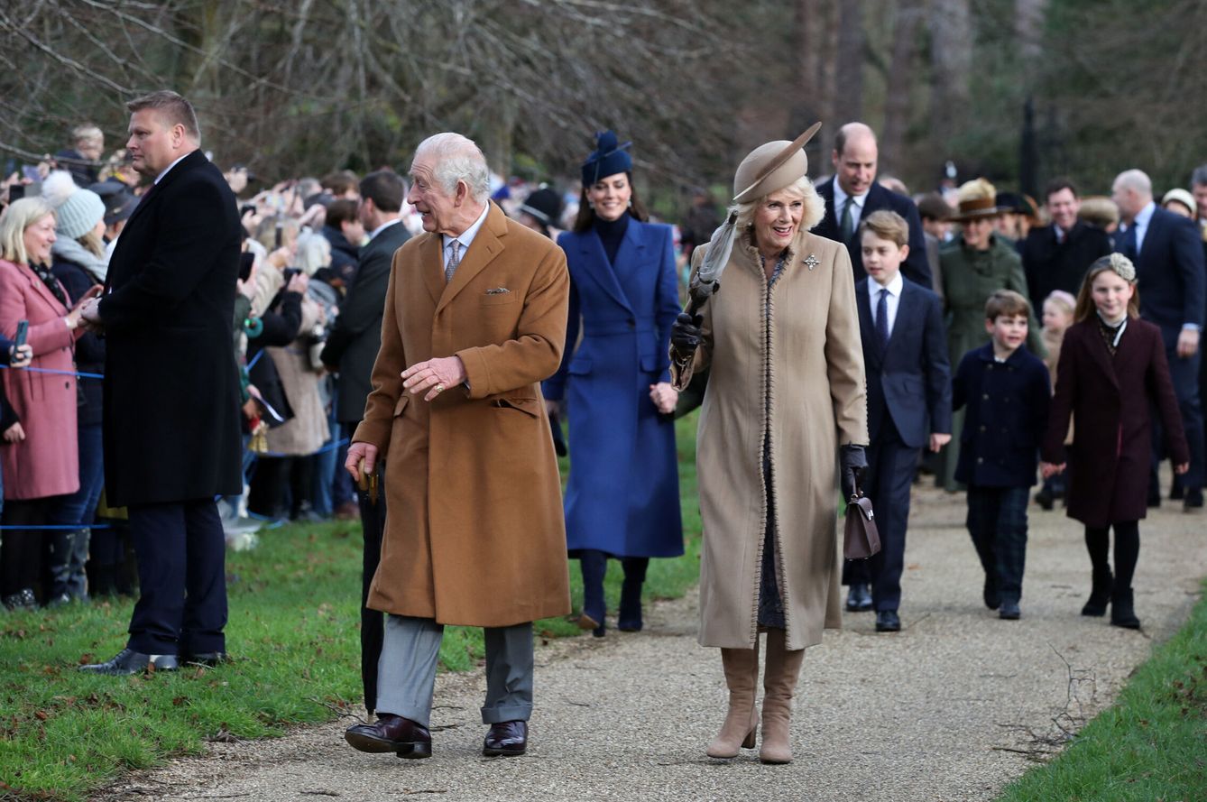 Los reyes Carlos y Camilla. (Reuters)