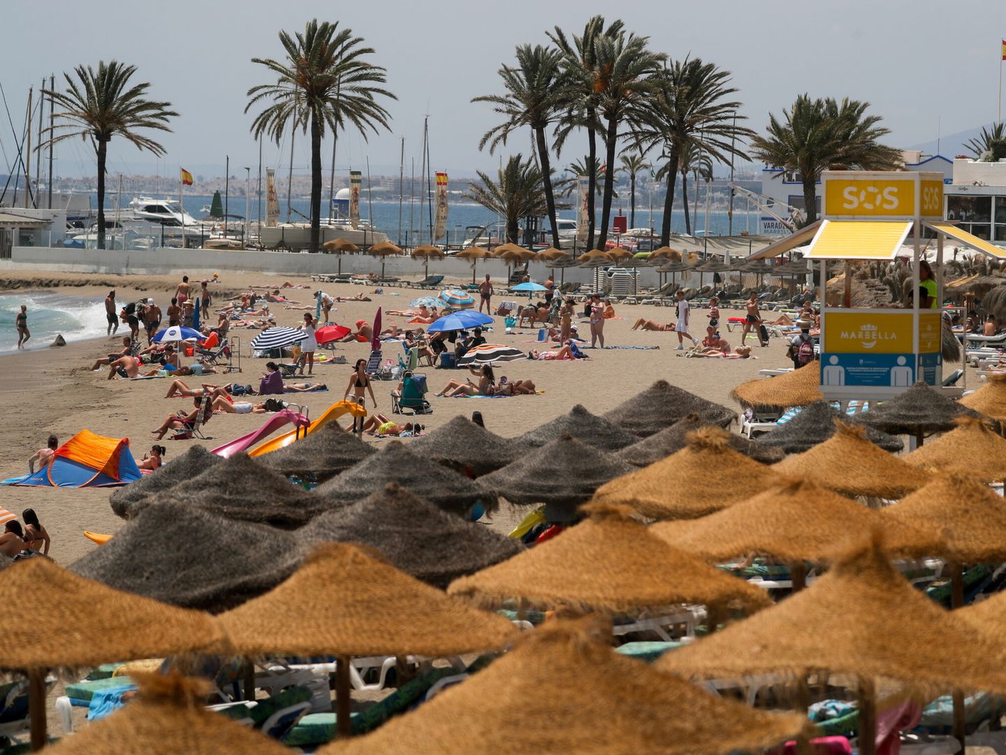 Marbella, a principios de este mes de julio. (Reuters)