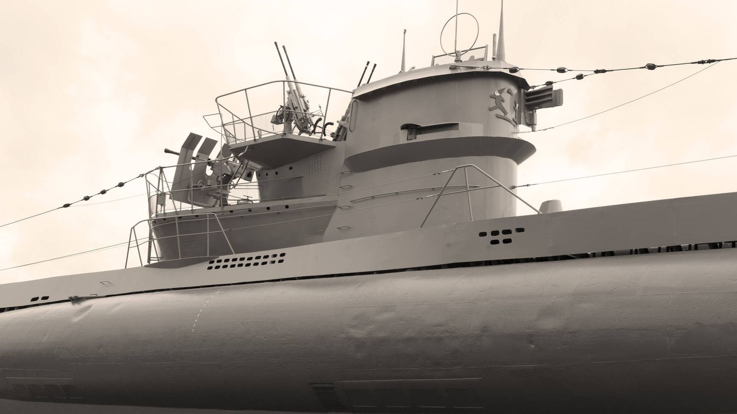Submarino alemán de la II Guerra Mundial. (iStock)