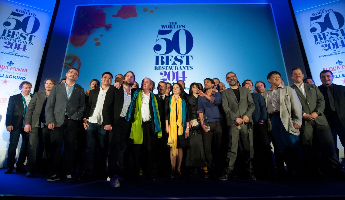 La ceremonia de entrega de los 'World's 50 Best Restaurants Awards' celebrada en Londres en 2014. (Cordon)