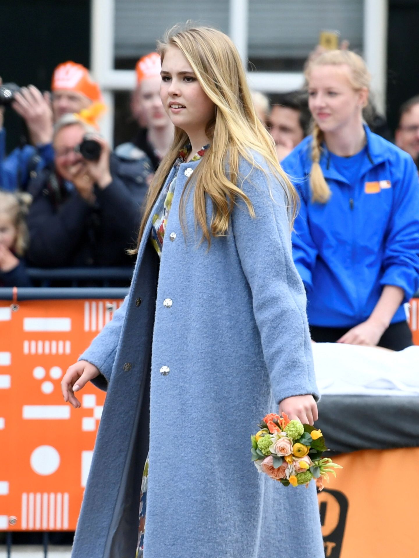 La princesa Amalia, en las celebraciones del Día Nacional. (Reuters)