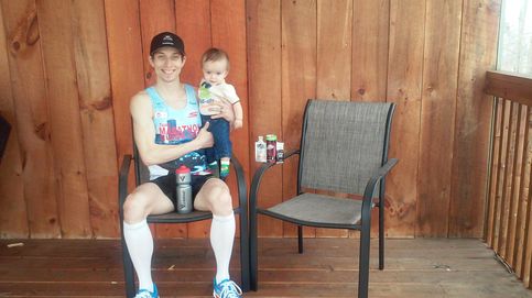 Ganar tres maratones en ocho días por el sueño de ver correr a su hijo