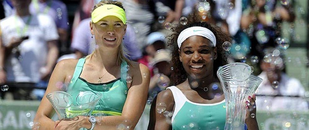Foto: Serena Williams hace historia en Miami y prolonga el maleficio de María Sharapova