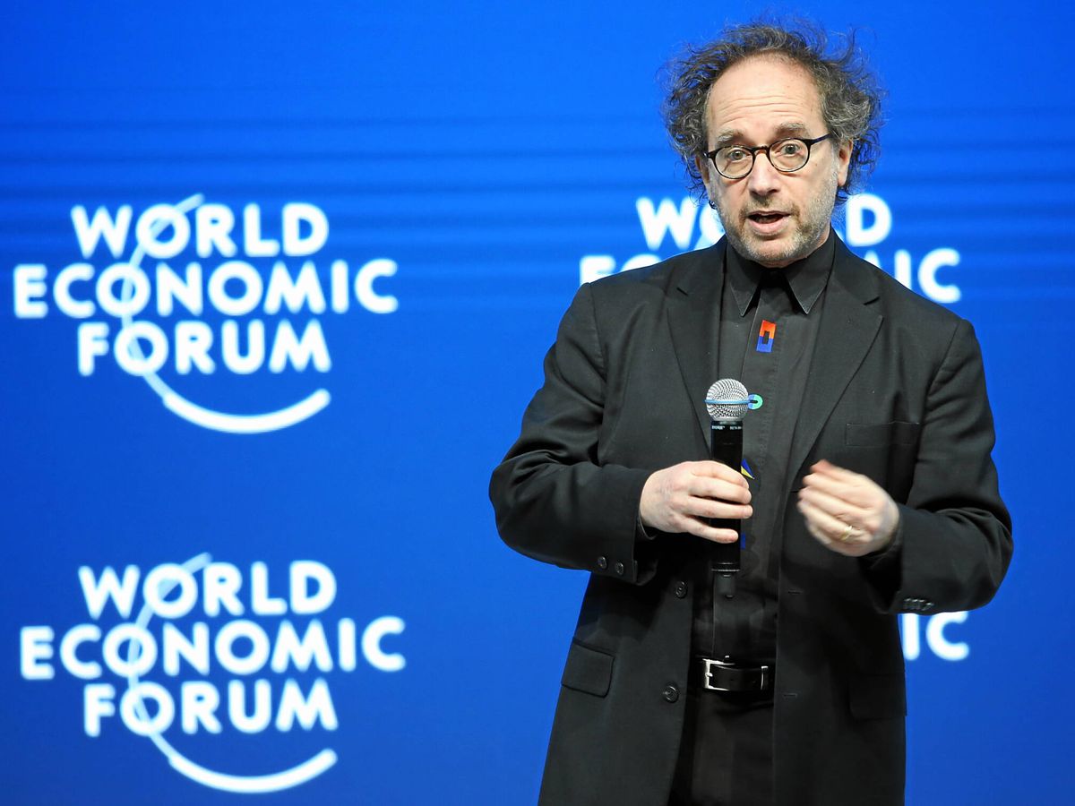 Foto: El compositor y profesor del MIT Tod Machover. (World Economic Forum/Remy Steinegger)