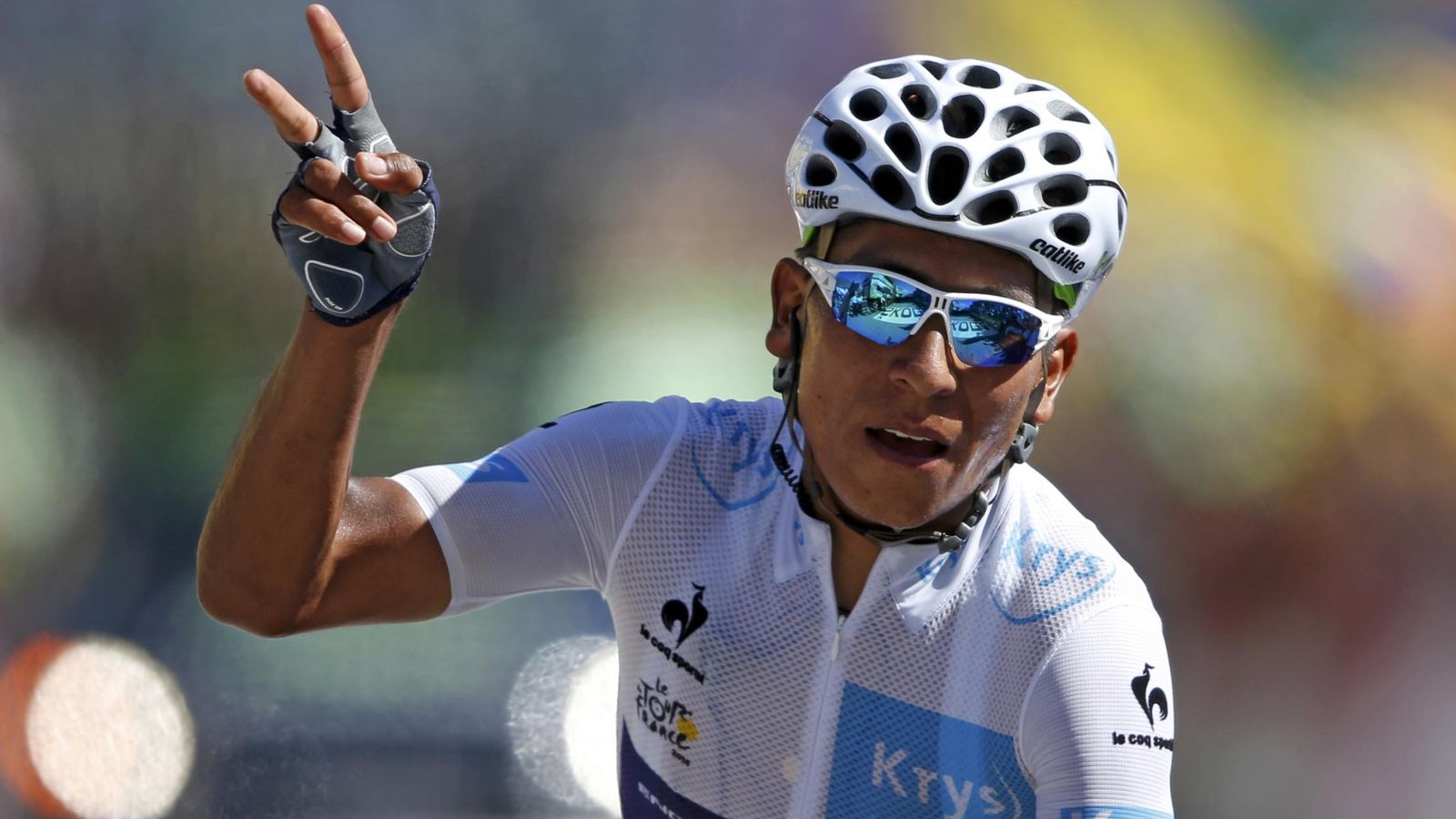 Foto: Nairo Quintana durante el Tour (Reuters).