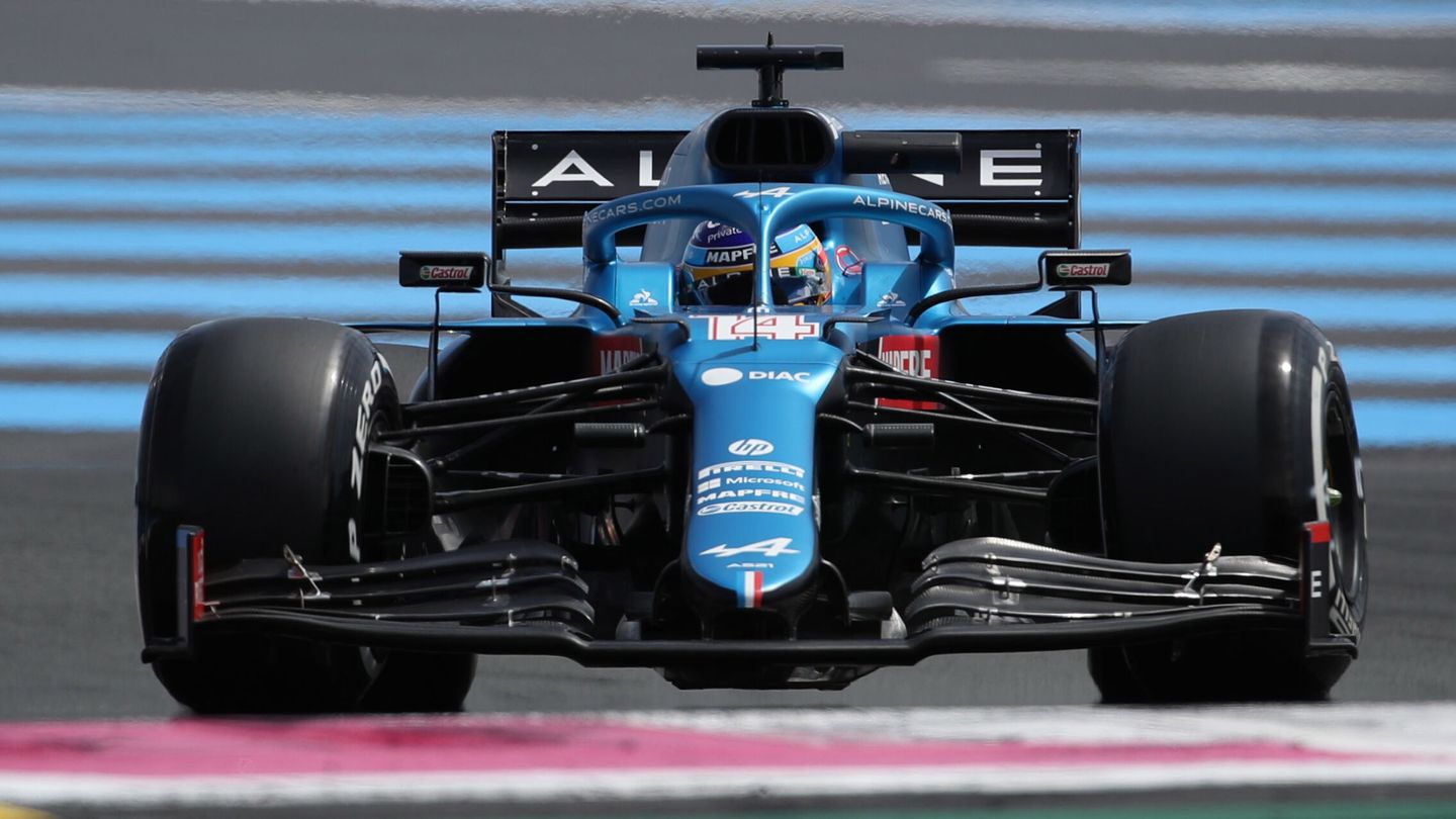 Formula One F1 - French Grand Prix - Circuit Paul Ricard, Le Castellet, France - June 18, 2021 Alpine's Fernando Alonso during practice REUTERS Yves Herman