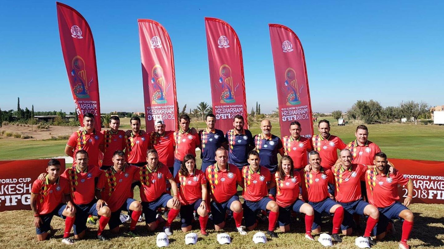 La Selección Española de Footgolf en el último Mundial. (Cedida por FEFG Footgolf España)