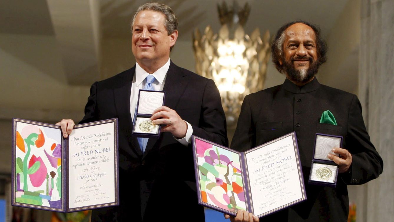 El IPCC recibió el Nobel de la Paz en 2007 junto a Al Gore. (EFE/B.Sigurdson)