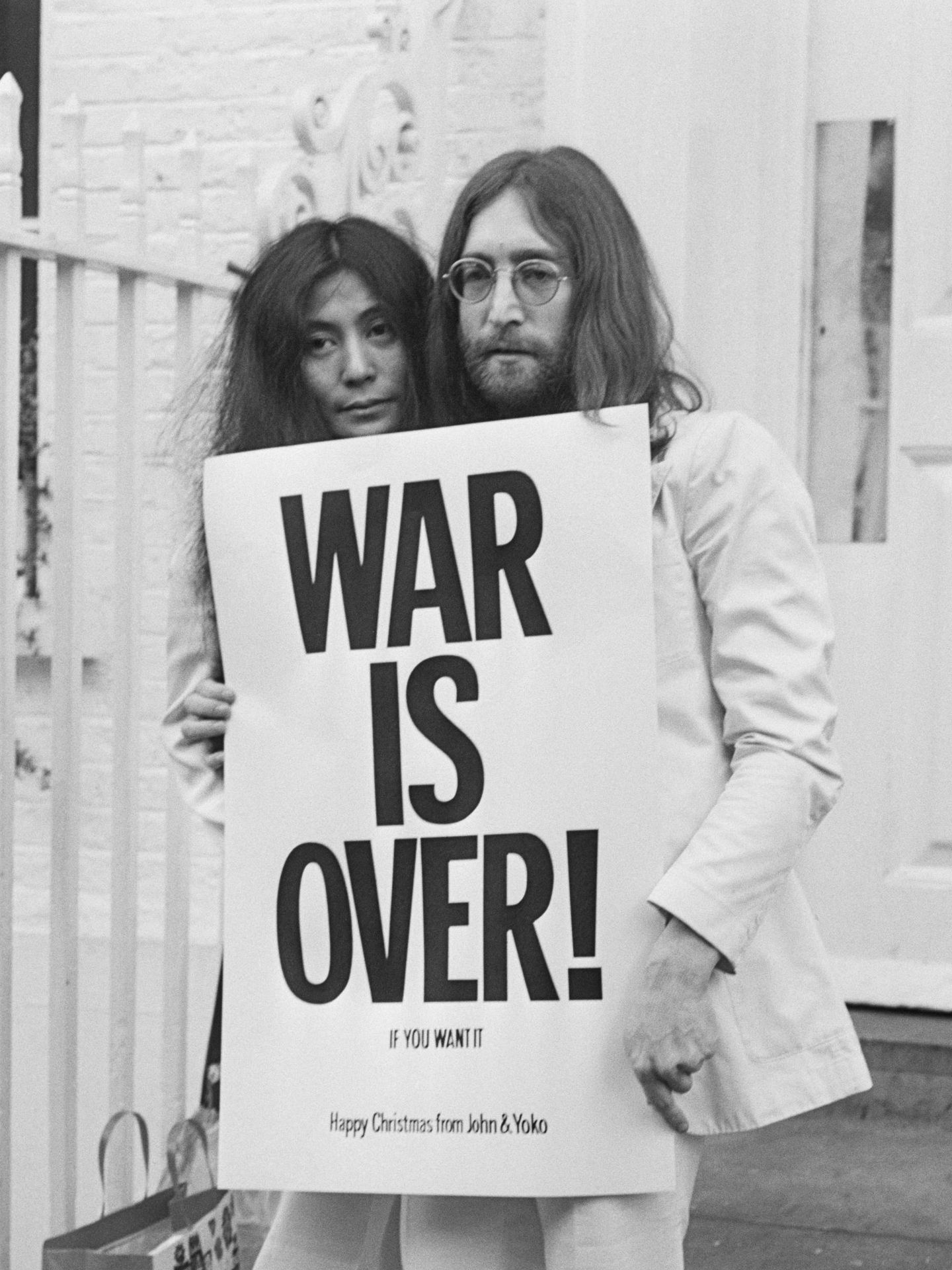 John Lennon y Yoko Ono (Getty)