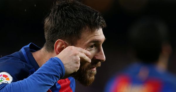 Foto: Messi, en el partido contra el Sevilla. (Reuters)
