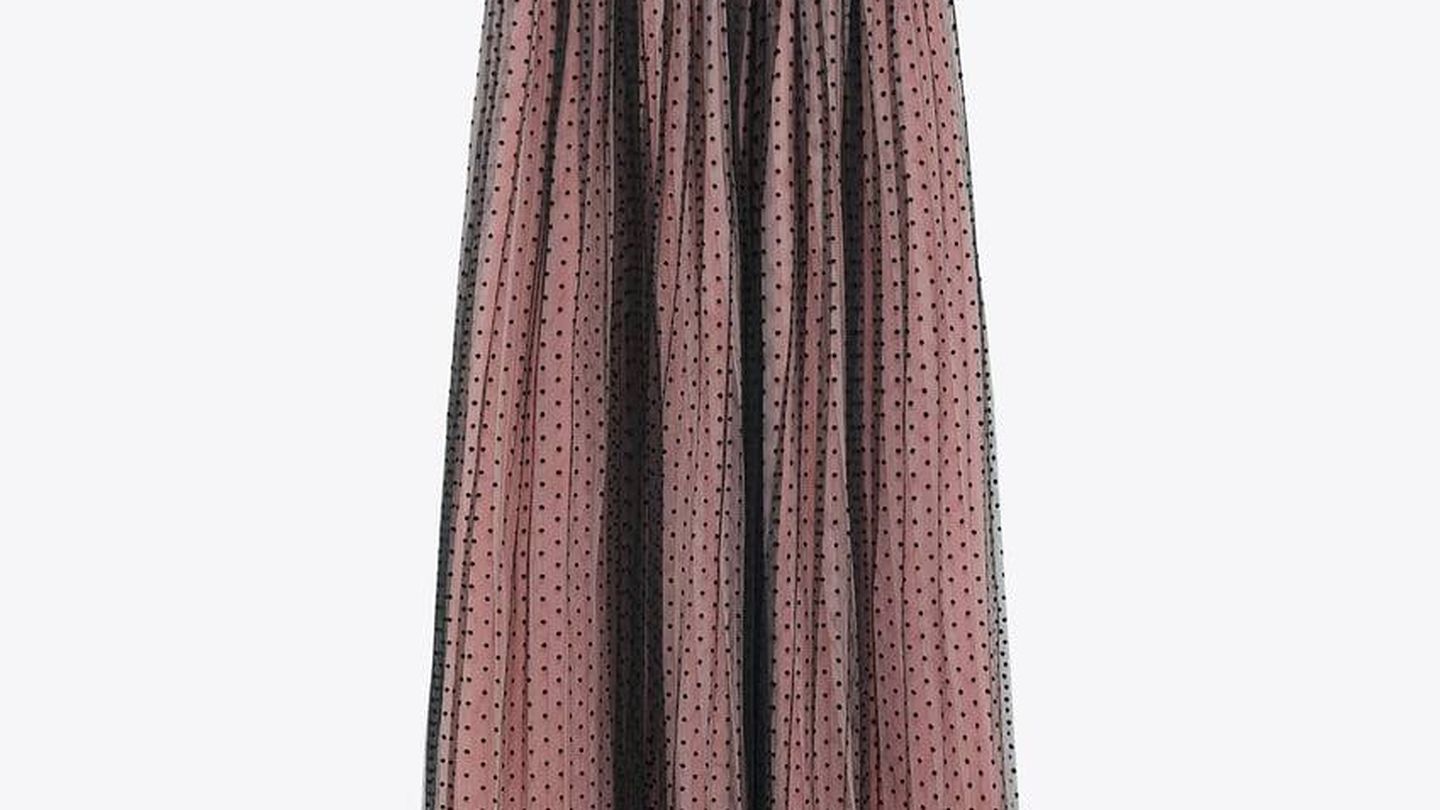 Falda romántica de Zara. (Cortesía)