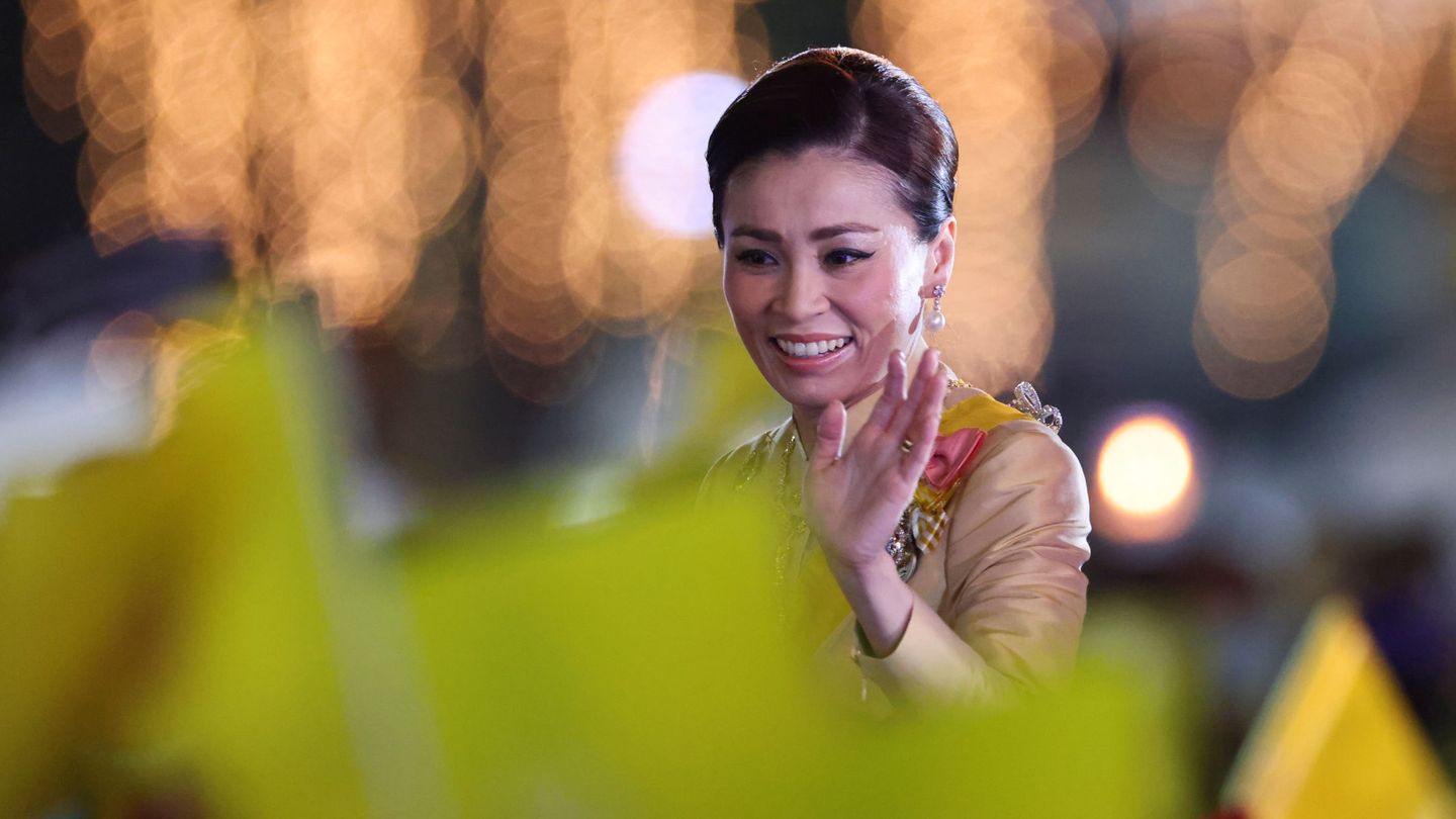 La reina de Tailandia, Suthida, en diciembre de 2020. (Reuters)