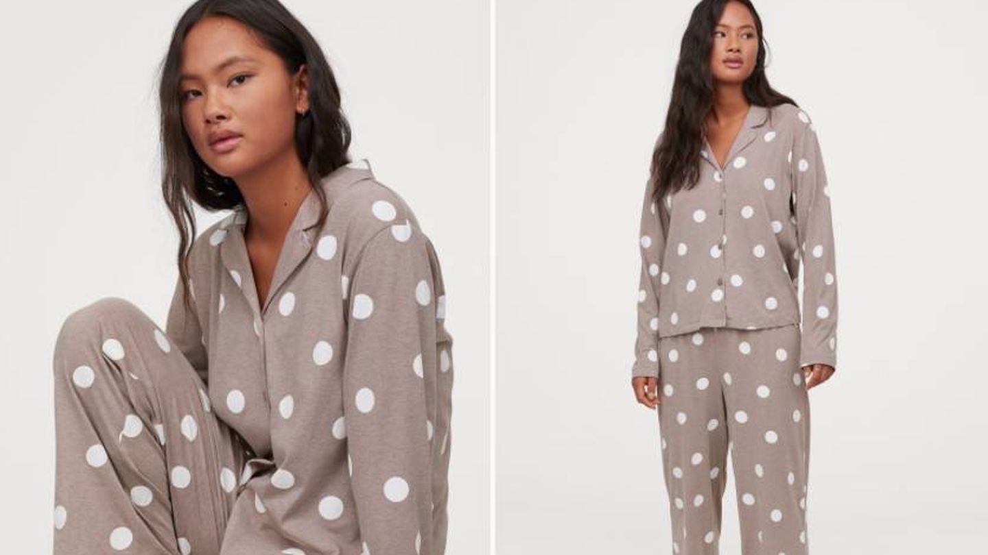Pijama de HyM para regalar (o regalarte) este invierno. (Cortesía)