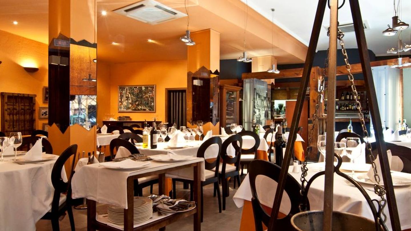 El restaurante El Caldero por dentro