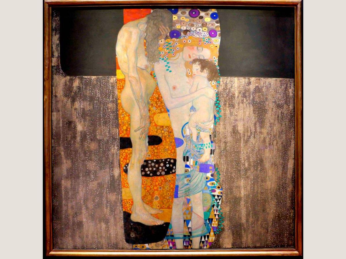 Foto: 'Las tres edades de la mujer' de Klimt. (Wikipedia) 