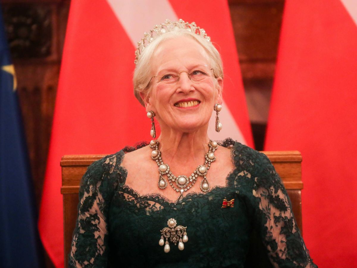 Foto: La reina Margarita, durante la cena de Estado en Alemania. (Gtres)