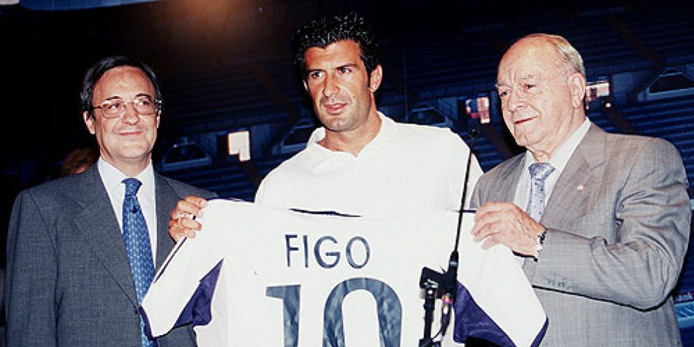 Foto: Luis Figo reconoce que se fue al Real Madrid "por una cuestión de prestigio"