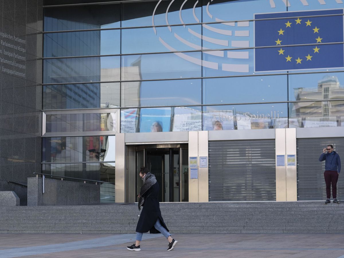 Foto: Entrada del Parlamento Europeo en Bruselas. (EFE)