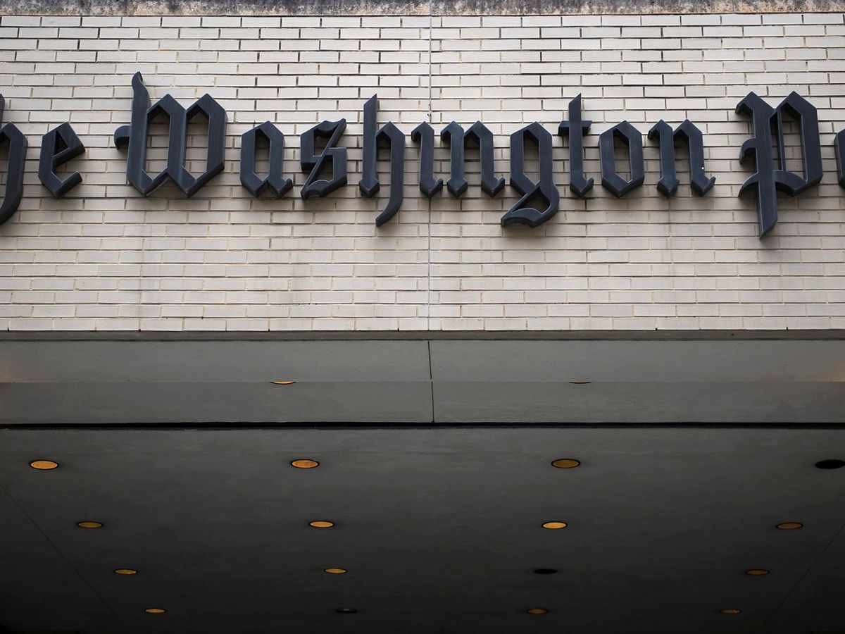 Foto: Exterior de la oficina del 'Washington Post'. (Reuters)