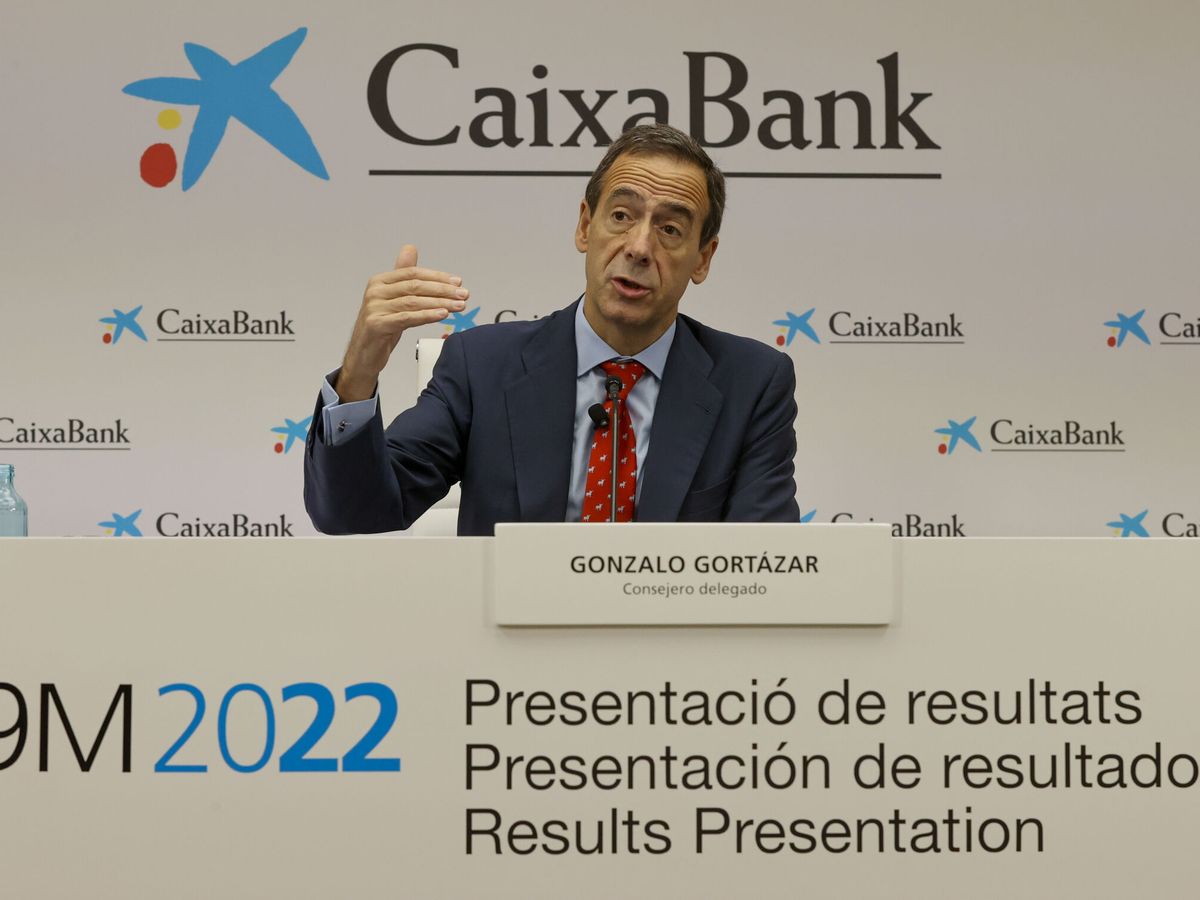 Foto: Gonzalo Gortázar, consejero delegado de CaixaBank. (EFE/Forsterling)