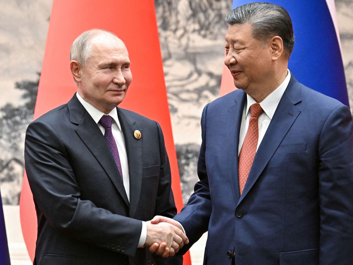 Foto: Vladímir Putin junto a Xi Jinping, presidente de China. (Reuters)