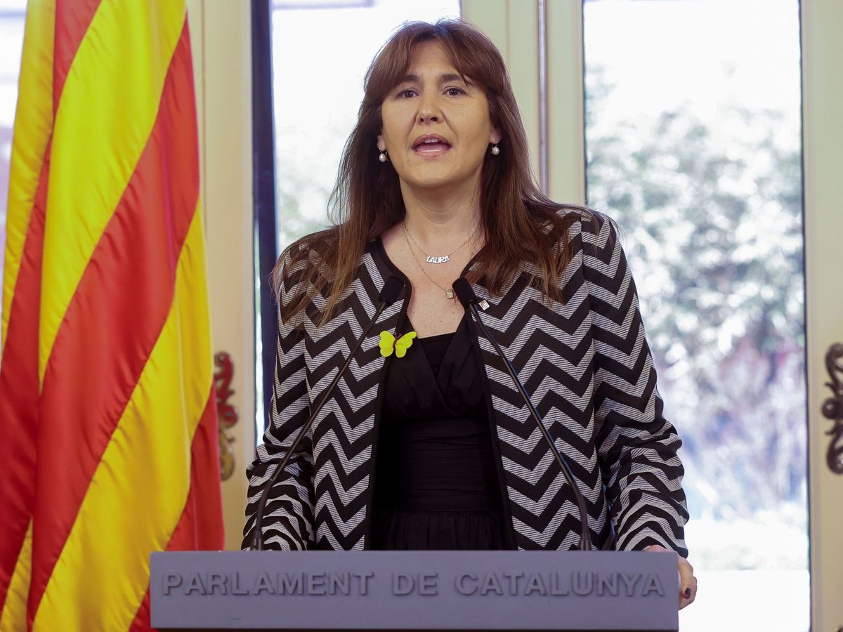 Foto: La presidenta del Parlament catalán, Laura Borràs. (EFE)