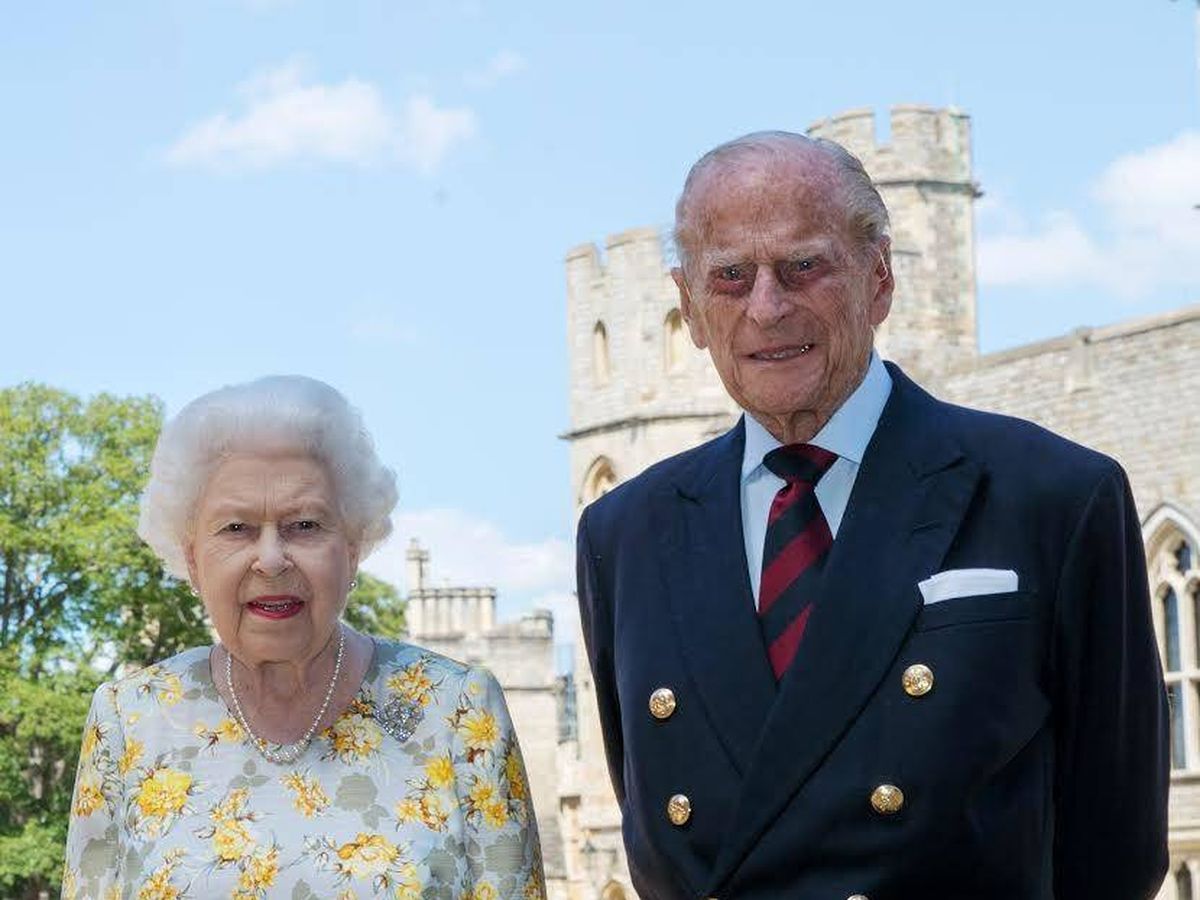 Foto: La reina Isabel y el duque de Edimburgo. (Buckingham Palace)