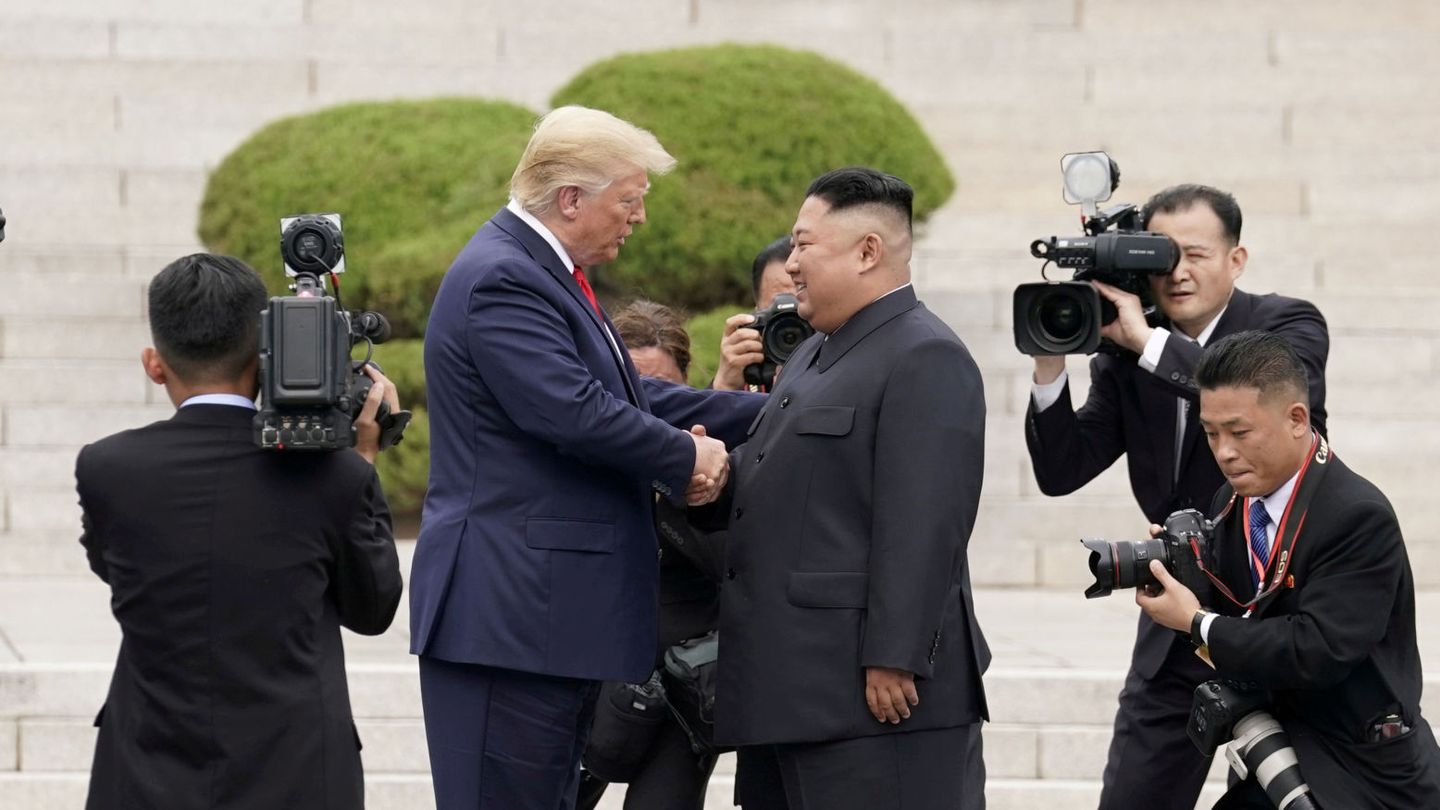 Kim Jong Un con Donald Trump (Reuters)