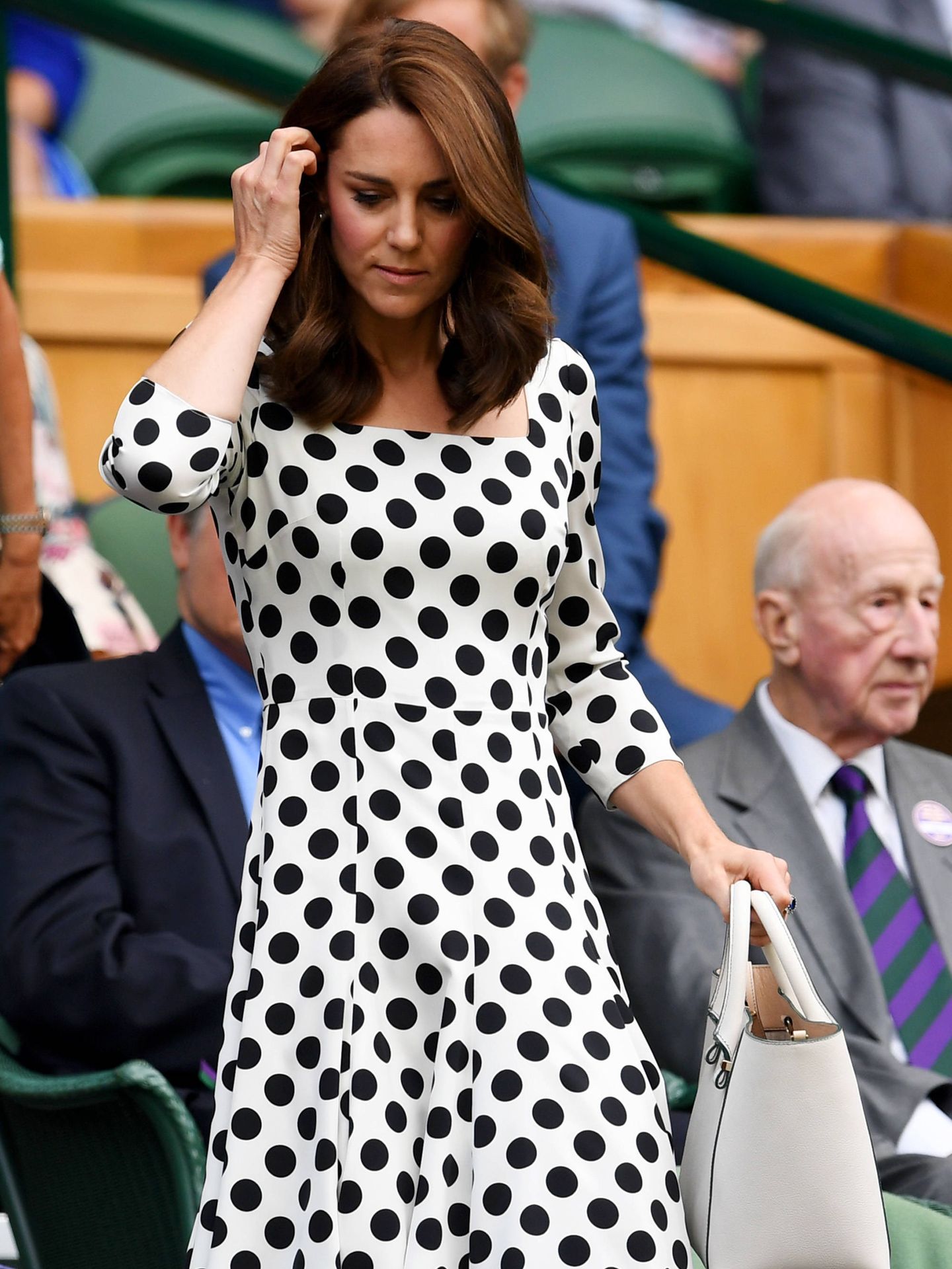 Kate Middleton, en Wimbledon 2017. (Getty)