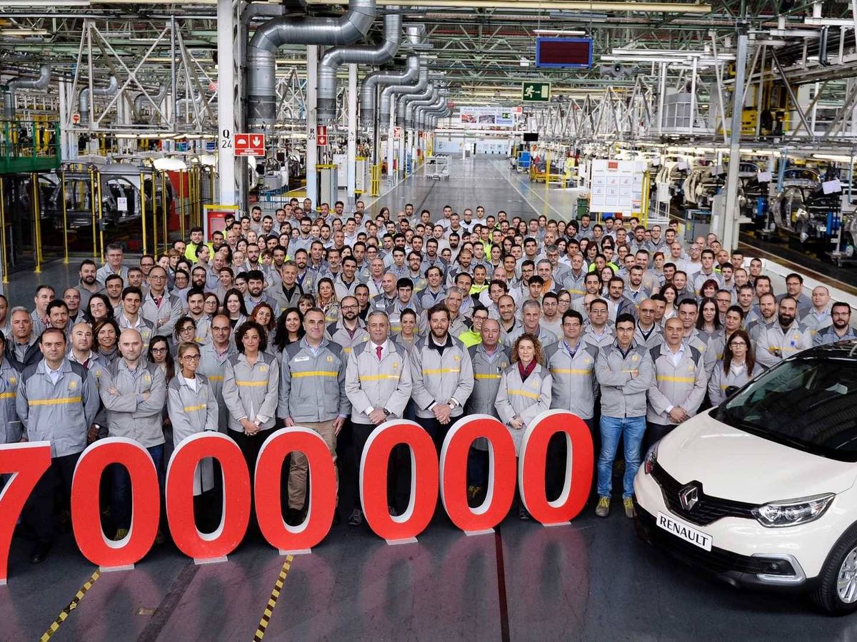 Foto: En abril de 2019 Renault fabricó su unidad 17 millones en territorio español, un Captur. 