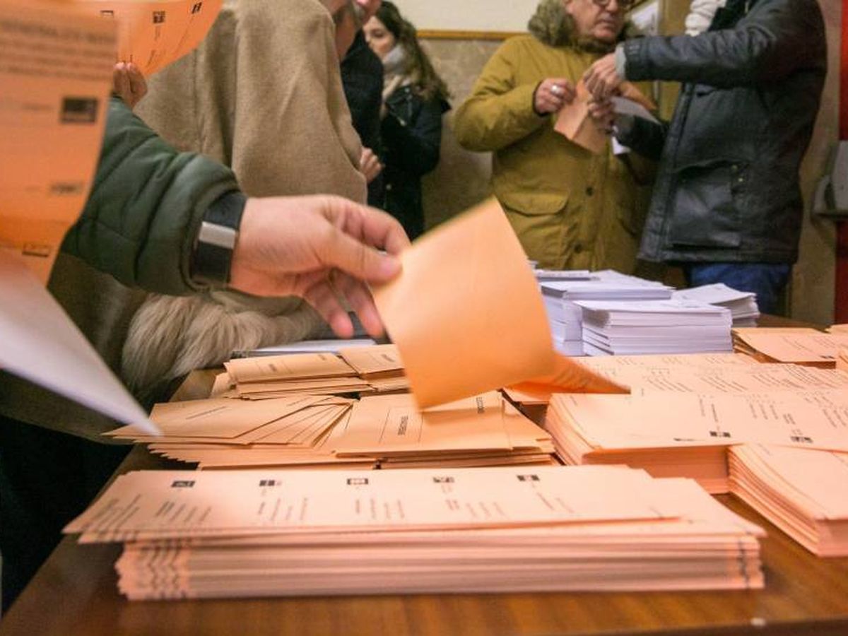 Foto: Votaciones elecciones generales
