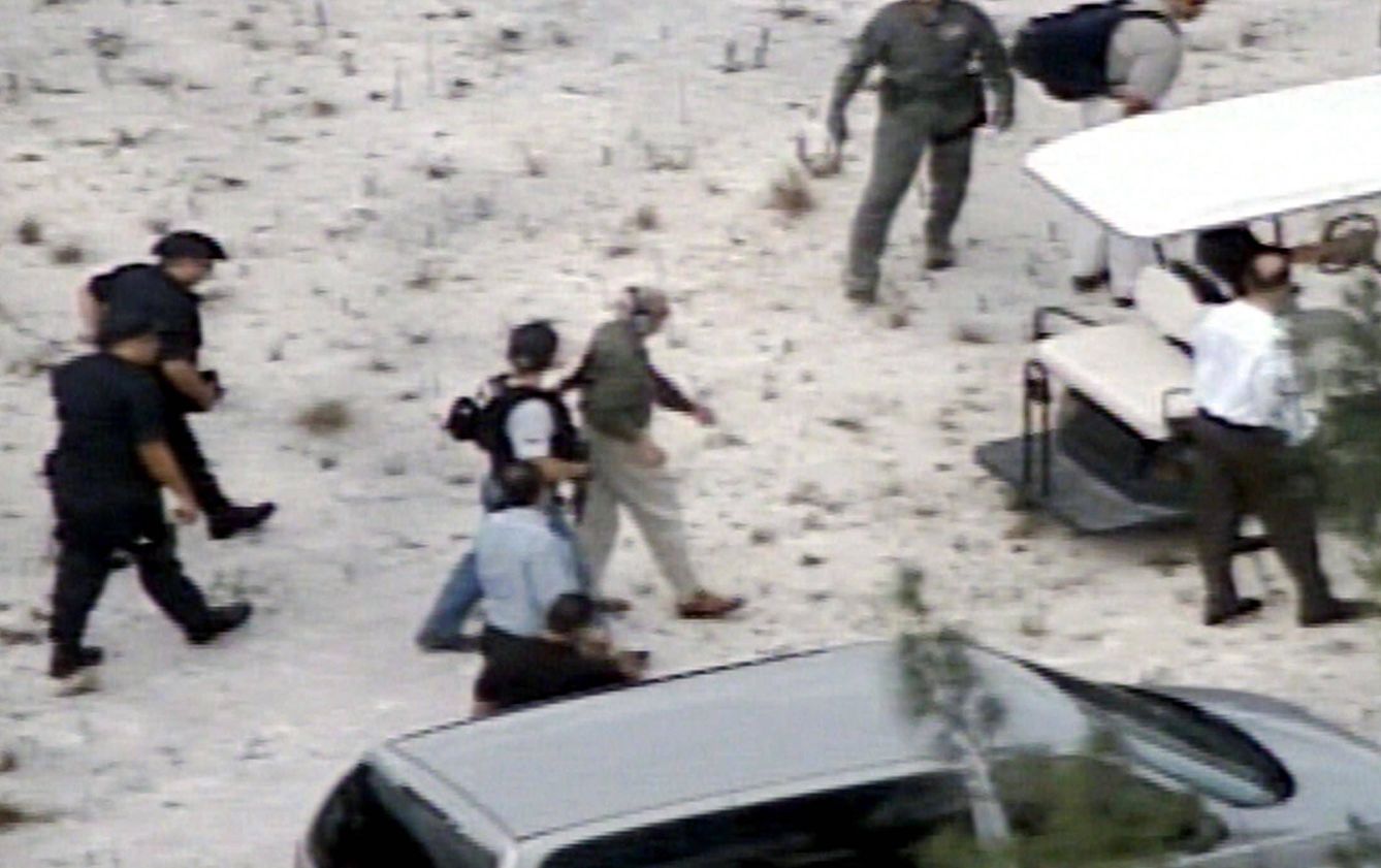 La detención de Posada Carriles en Miami, en 2005. (Reuters)