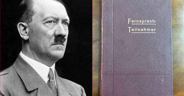 Foto: Hitler y su cuaderno. (Henry Aldridge and Son) 