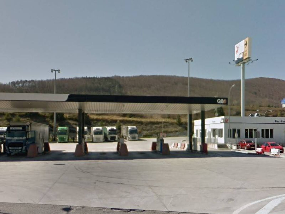 Foto: Estación de servicio de Alsasua, en la NA-100 de la Autovía Norte. Foto: Google Maps