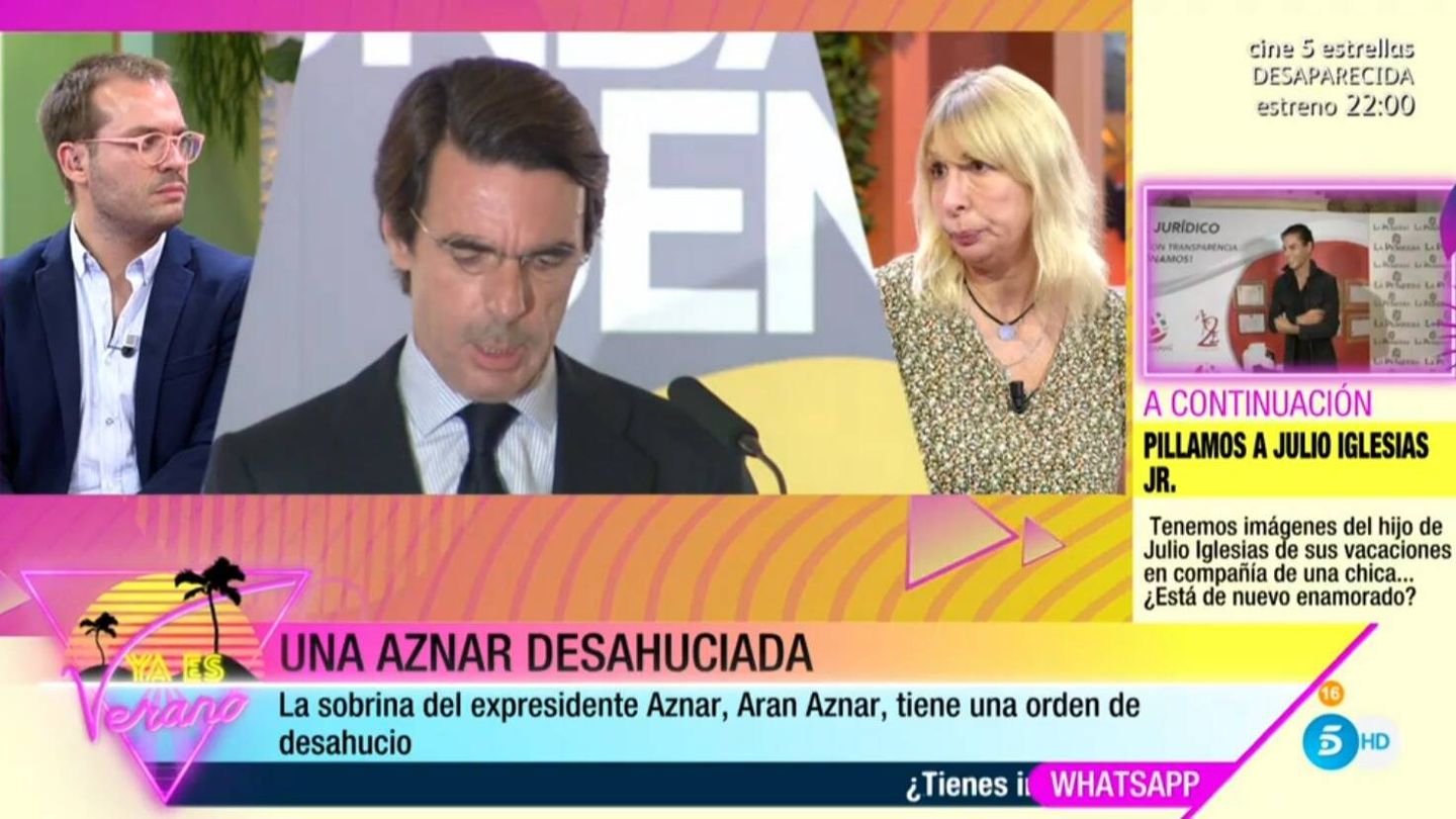 Saúl Ortiz y Aran Aznar en 'Ya es verano'. (Mediaset España)
