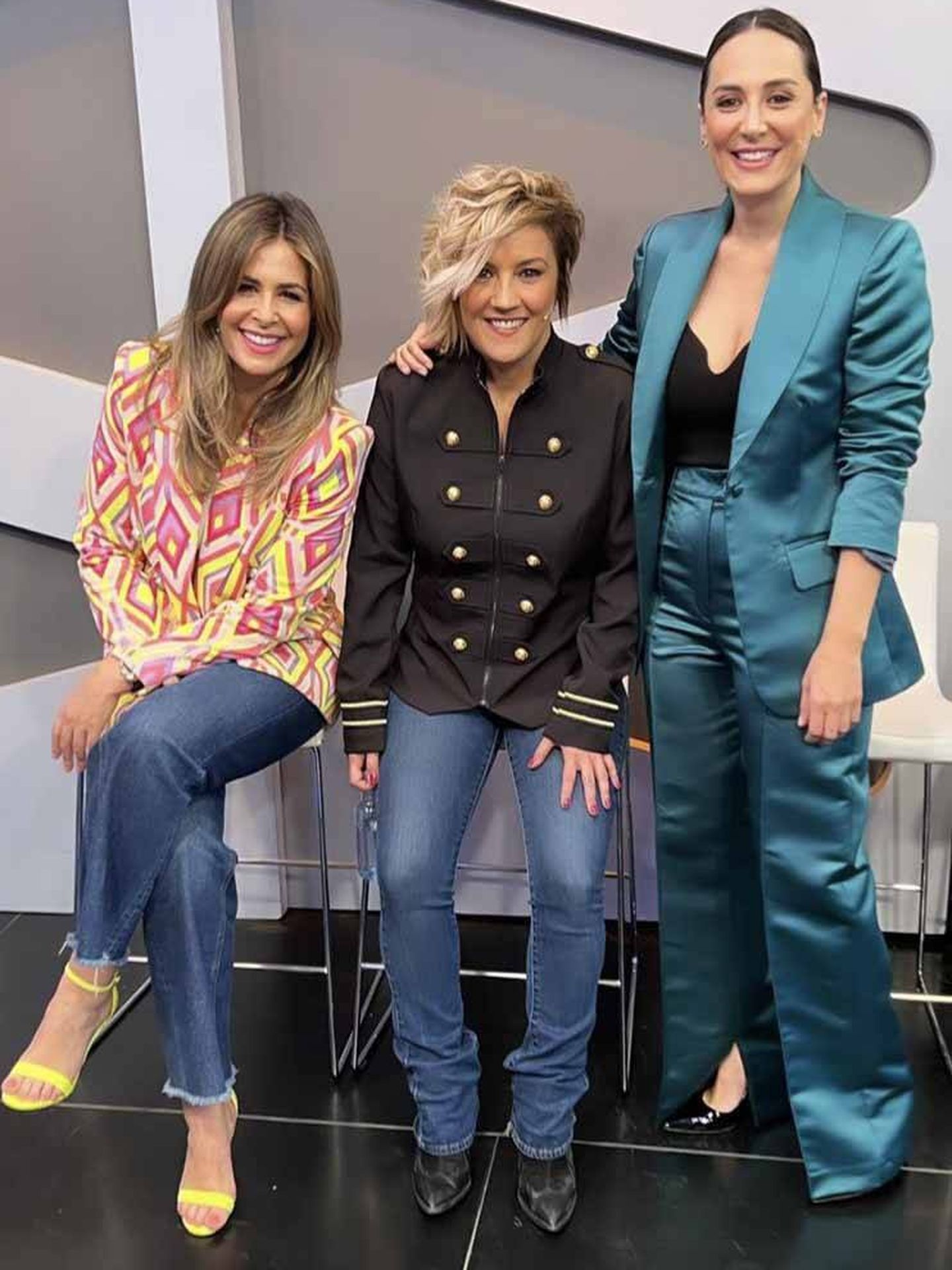 Tamara Falcó, Nuria Roca y Cristina Pardo. (Instagram)