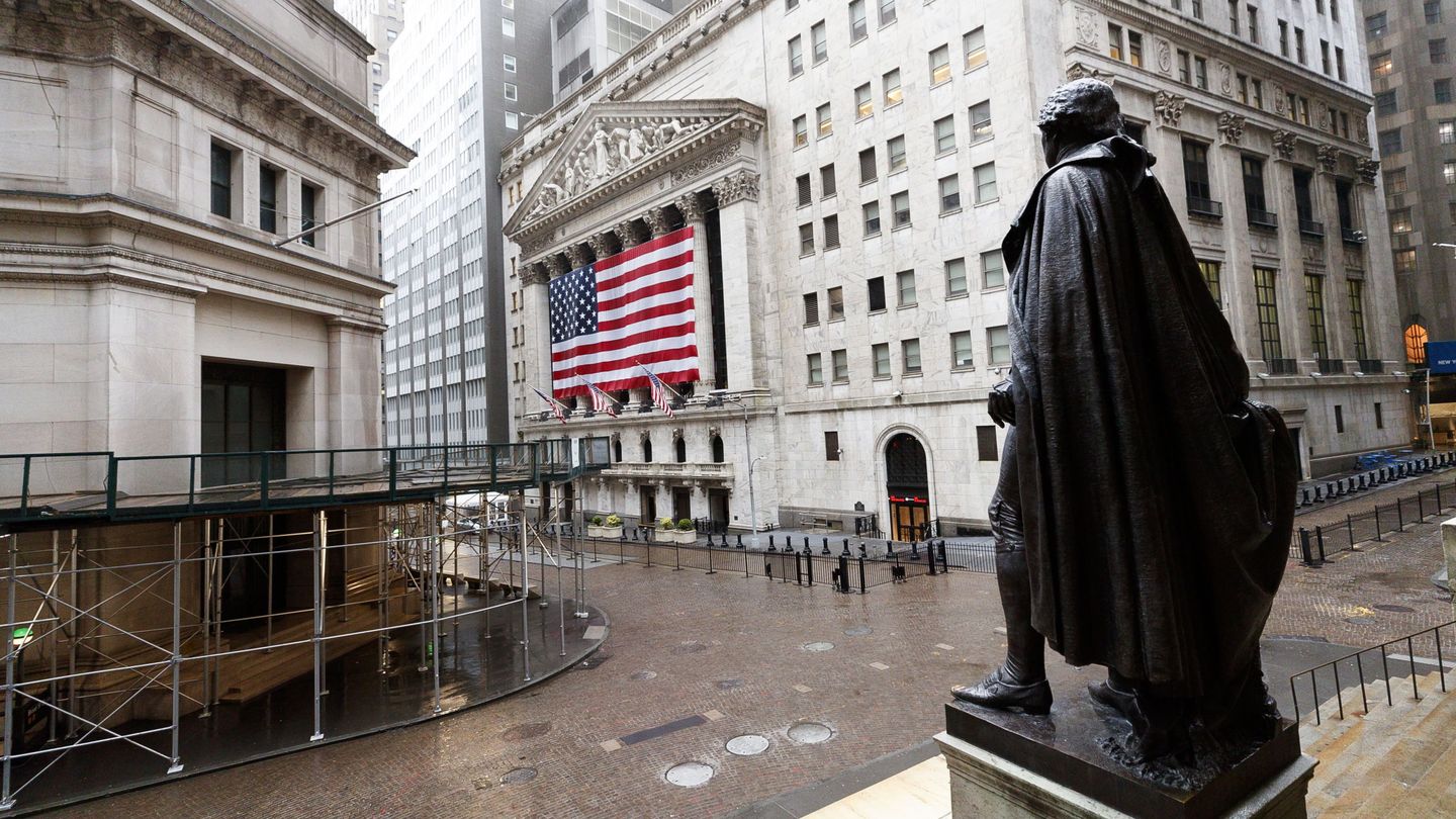 Vista de la fachada de la Bolsa de Nueva York. (Reuters)