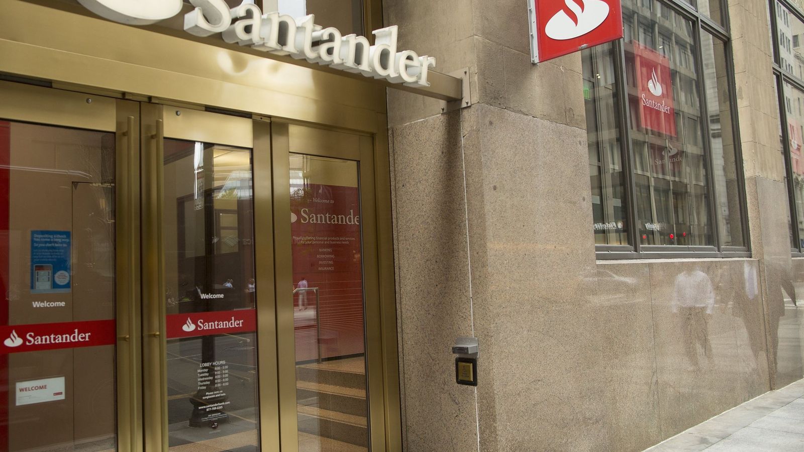 Foto: Oficina de Banco Santander. (Efe)